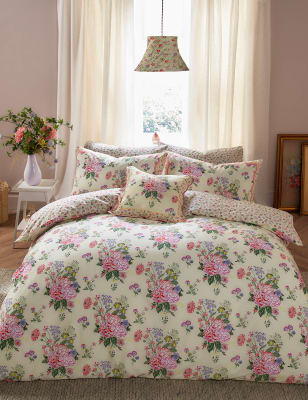 

Cath Kidston Pure Cotton Floral Fields Bedding Set - Lemon, Lemon