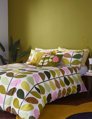 Orla Kiely Pure Cotton Multi Stem Bedding Set - 5FT, Multi