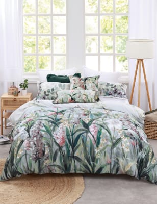 Mm Linen Sateen Hathaway Bedding Set - 5FT - Multi, Multi