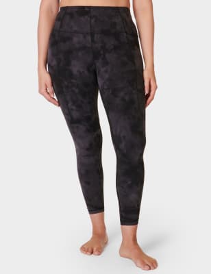 Sweaty Betty Women's Soft Sculpt Printed 7/8 Leggings - Blue Mix, Camel Mix,Black Mix,Ecru Mix,Blue 