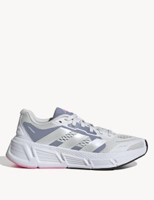 Adidas Women's Questar 2 Bounce Running Trainers - 6 - Silver, Silver