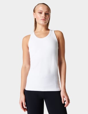 Sweaty Betty Women's Athlete Seamless Fitted Vest Top - White, Dark Purple,White,Navy,Black