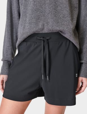 Sweaty Betty Women's Explorer High Waisted Shorts - XL - Black, Black