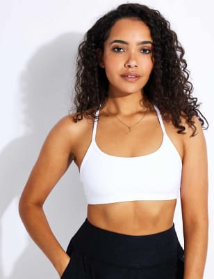 Beyond Yoga Women's Spacedye Slim Racerback Sports Bra - Black, Black,White