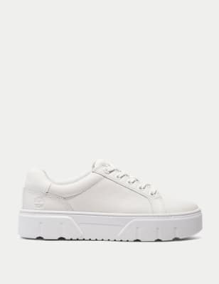 Timberland Women's Laurel Leather Trainers - 6 - White, Oatmeal,White