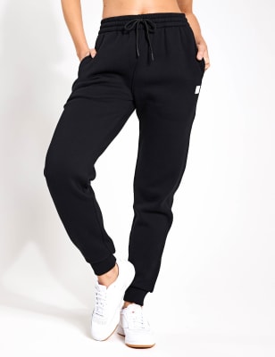 Lilybod Women's Millie Cotton Rich Cuffed Slim Fit Joggers - Black, Black,Chambray,Dark Brown