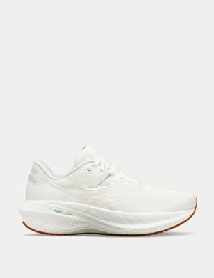 Saucony Women's Triumph 21 RFG Trainers - 6.5 - Soft White, Soft White