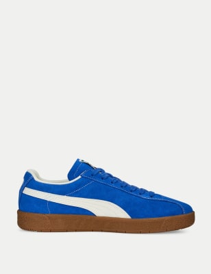 Puma Men's Delphin Suede Trainers - 9 - Cobalt, Cobalt,Black,Emerald