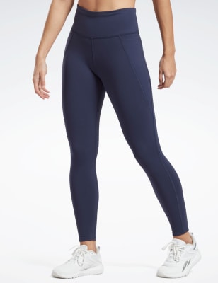 Reebok Women's Lux High Waisted Leggings - XS - Navy, Navy