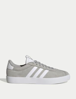 Adidas Women's VL Court 3.0 Trainers - 7 - Medium Grey Mix, Medium Grey Mix,Pale Blue