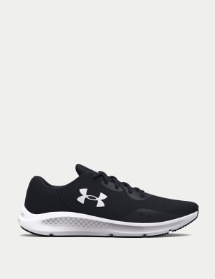 Under Armour Women's Charged Pursuit 3 Running Trainers - 5.5 - Black/Black, Black,Medium Grey Mix,Black/Black