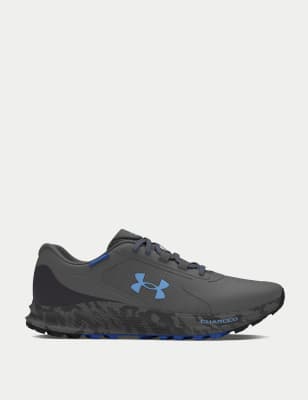 Under Armour Men's Charged Bandit Trail Speed 3 Running Trainers - 10 - Black Mix, Charcoal,Black,Bl