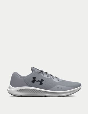 Under Armour Men's Charged Pursuit 3 Running Trainers - 9 - Black, Grey,Black/Black,Black,White