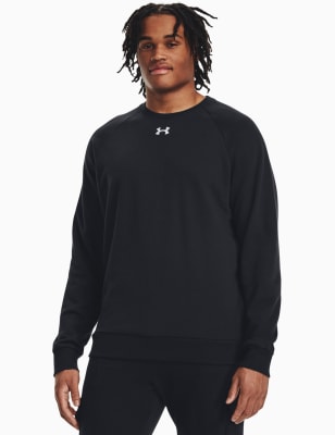 Under Armour Men's Rival Fleece Sweatshirt - M - Grey, Grey