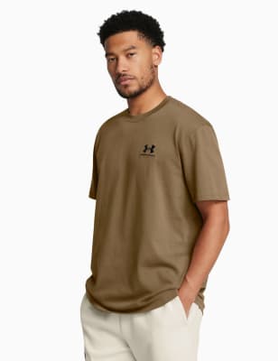 Under Armour Men's Cotton Rich Heavyweight T-Shirt - Tan, Tan