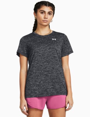 Under Armour Women's Tech Twist Crew Neck T-Shirt - XL - Cobalt, Cobalt