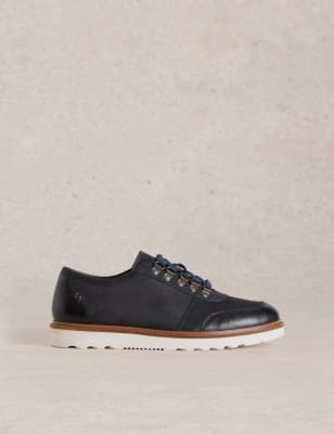 White Stuff Men's Suede Derby Shoes - 9 - Navy, Navy