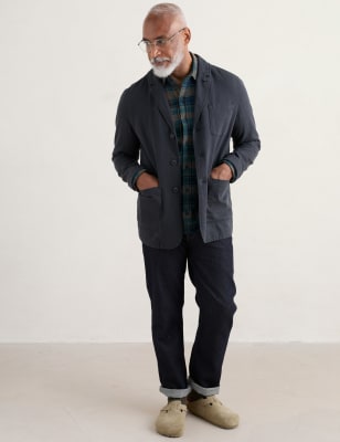 Seasalt Cornwall Men's Linen Rich Utility Jacket