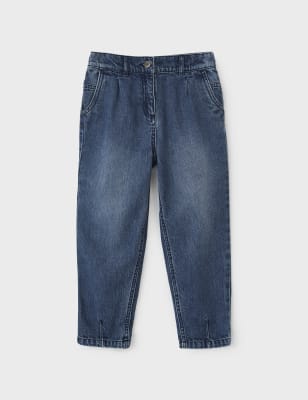 Crew Clothing Girls Relaxed Denim Jeans (3-12 Yrs) - 7-8 Y, Denim