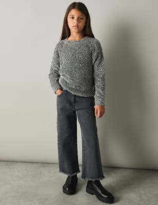 Reiss Girls Sparkly Jumper (4-14 Yrs) - 13-14 - Grey, Grey