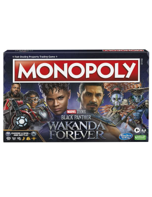 Hasbro Gaming Black Panther Monopoly Board Game (8-11 Yrs)