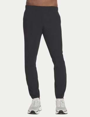 Skechers Men's Go Stretch Ultra Tapered Fit Joggers - M - Black, Black