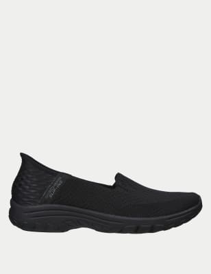 Skechers Women's Reggae Fest 2.0 Slip-Ins Trainers - 6 - Black, Black