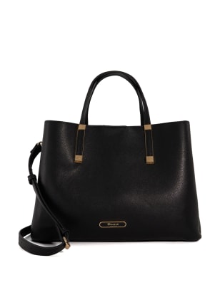 Dune London Women's Top Handle Tote Bag - Black, Black