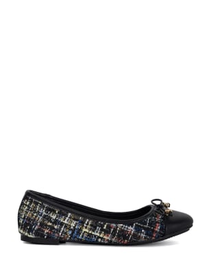 Dune London Women's Patterned Flat Ballet Pumps - 4 - Multi, Multi