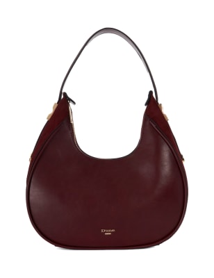 Dune London Women's Zip Detail Structured Shoulder Bag - Brown, Brown