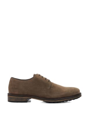 Dune London Men's Leather Brogues - 8 - Taupe, Taupe