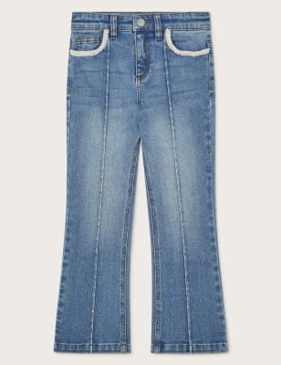 Monsoon Girls Regular Denim Jeans (3-13 Yrs) - 8y - Blue Mix, Blue Mix