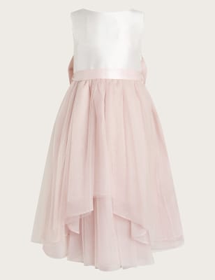 Monsoon Girls Organza Occasion Dress (3-13 Yrs) - 3y - Pink, Pink