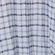 V-Neck Checked Blouse, BLUE MIX, swatch