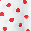 Henley Neck Puff Sleeve Shirt, RED MIX, swatch