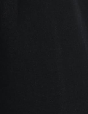 IBF Linen Viscose  Crop, BLACK, swatch