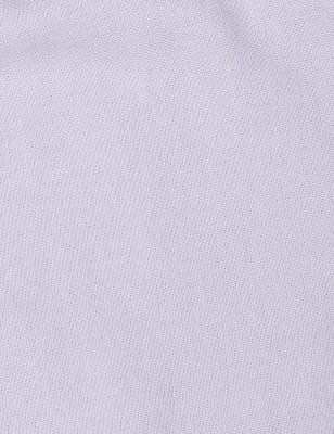 Flax Linen Mix Plain Regular Fit Trouser, LIGHT GRAPE, swatch