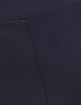 Viscose Mix Skinny Treggings, NAVY, swatch