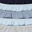 5 Pack Cotton Rich Full Coverage Knickers, BLUE MIX, swatch