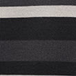 Cotton Modal Horizontal Striped T-Shirt, BLACK MIX, swatch