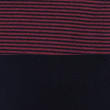 Pure Cotton Striped Crew Neck Pyjama Set, BURGUNDY MIX, swatch