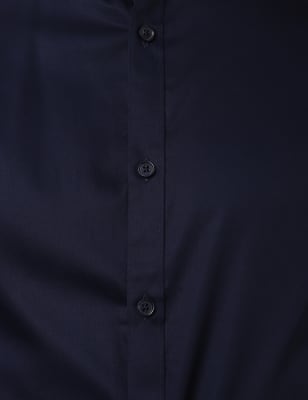 Limited Plain Shirt, NAVY, swatch