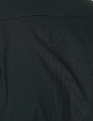 Solid Formal Shirt, BOTTLE GREEN, swatch