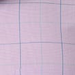 Cotton Rich Checks Spread Collar Shirt, PURPLE MIX, swatch