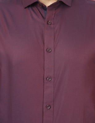 Circle Textured Shirt, PURPLE MIX, swatch
