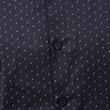 Premium Geometric Print Sateen Slim Fit Shirt, NAVY MIX, swatch