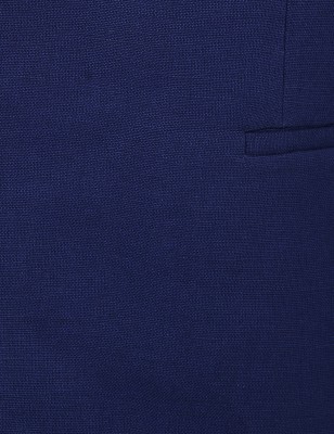 Linen Blend Casual Blazer, FRENCH NAVY, swatch