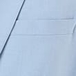 Plain Lapel Collar Blazer, SMOKEY BLUE, swatch