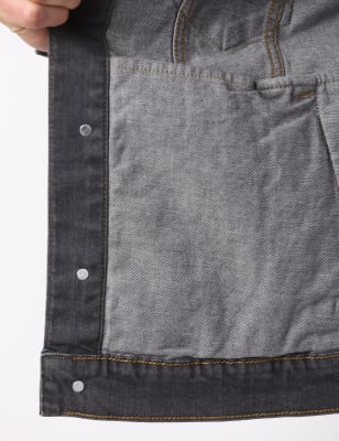 Denim Jacket, GREY, swatch
