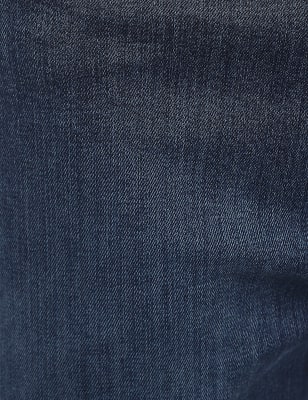 Cotton Mix Plain Regular Fit Jeans, MEDIUM BLUE, swatch